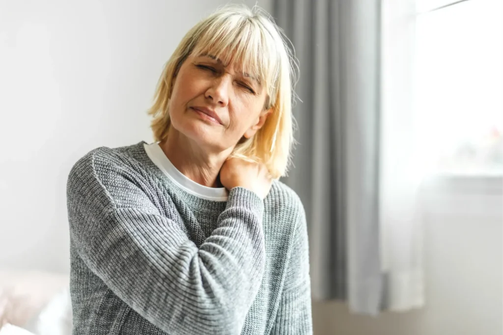 patient with shoulder impingement syndrome