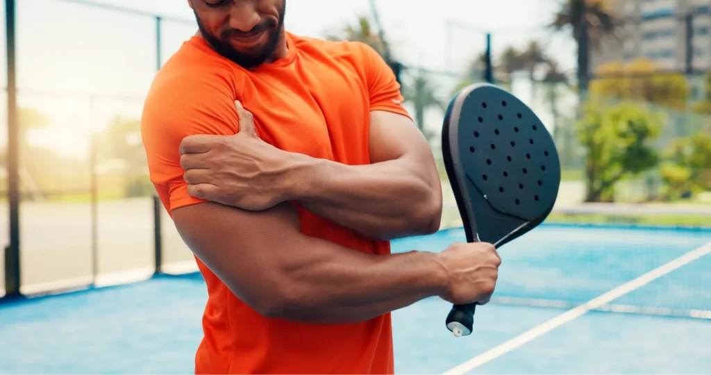 Rotator cuff ear in athletes, patients experiencing pain while playing pickelball.